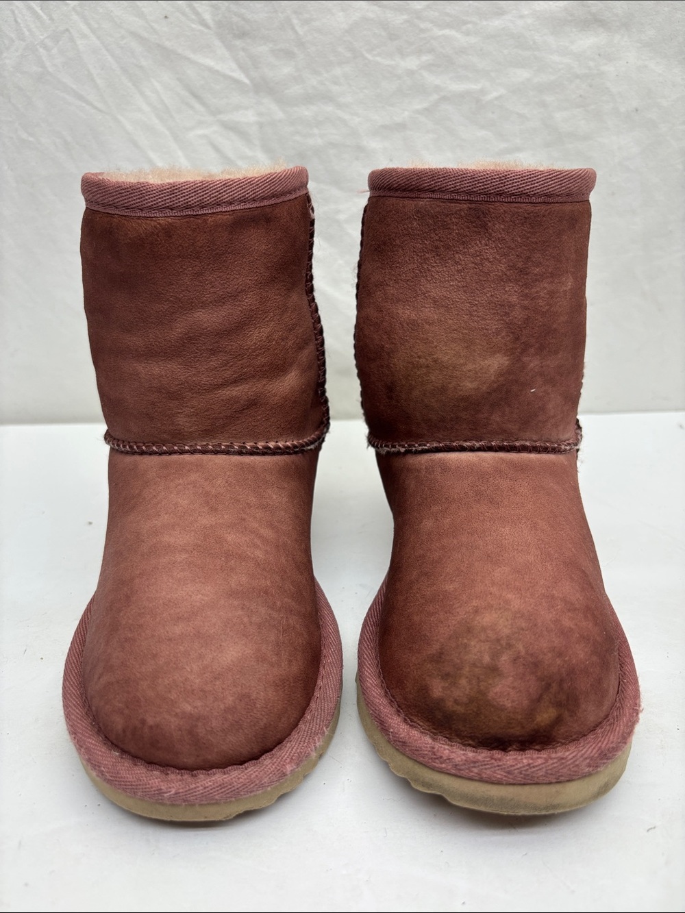 UGG Kids Cozy Short Winter Boots in Dusty Rose, sz 12 toddler girl, box 81 CG